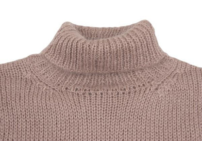 COMME des GARCONS HOMME PLUS Wool Blend Pink Beige Sweater Size M