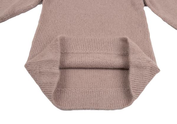 COMME des GARCONS HOMME PLUS Wool Blend Pink Beige Sweater Size M