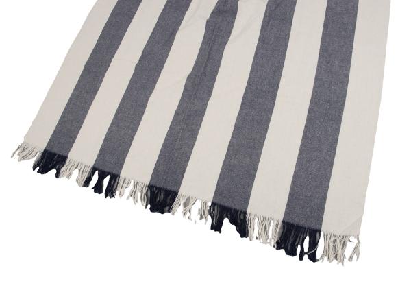 COMME des GARCONS Robe Stripe Blue White Stole