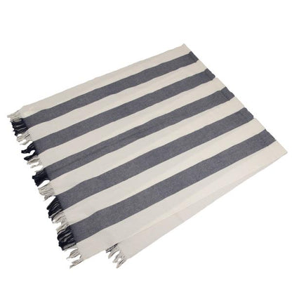 COMME des GARCONS Robe Stripe Blue White Stole