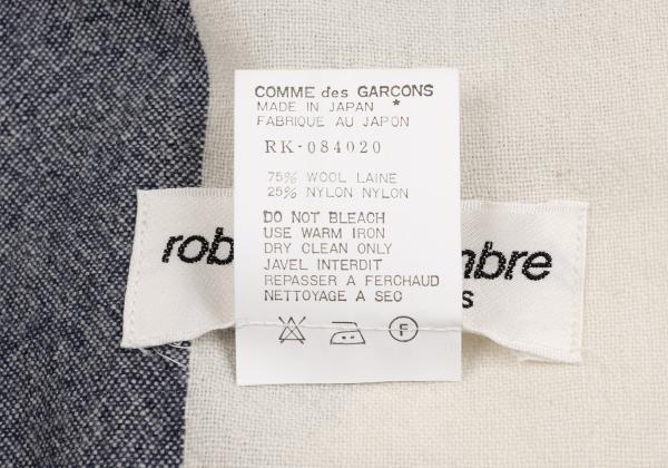 COMME des GARCONS Robe Stripe Blue White Stole