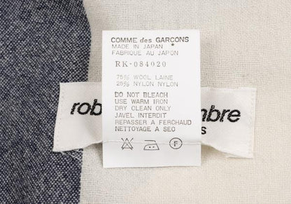 COMME des GARCONS Robe Stripe Blue White Stole
