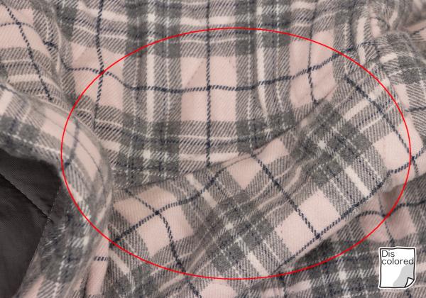Papas Quilted Check Padded Jacket Gray Size L