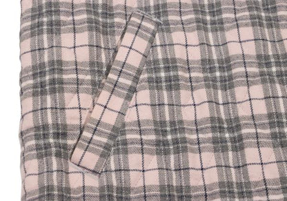 Papas Quilted Check Padded Jacket Gray Size L
