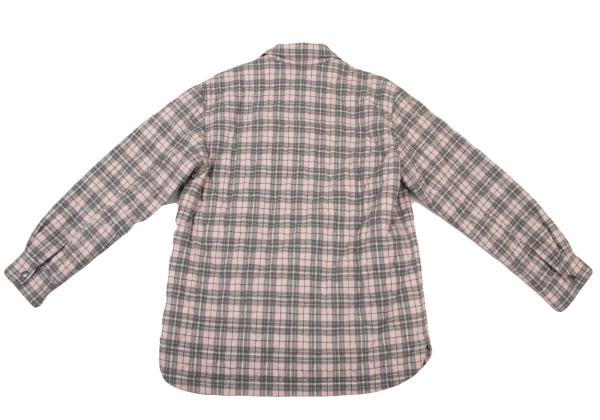 Papas Quilted Check Padded Jacket Gray Size L