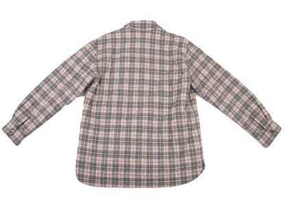 Papas Quilted Check Padded Jacket Gray Size L