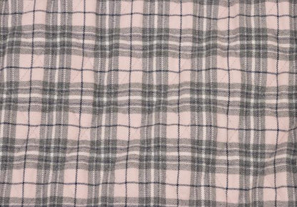 Papas Quilted Check Padded Jacket Gray Size L