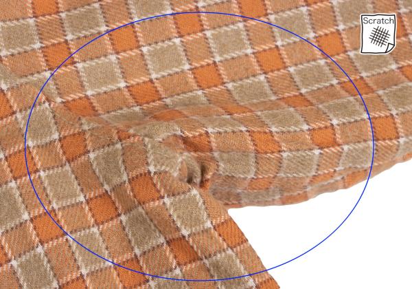 Papas Padded Check Flannel Shirt Jacket Orange Size L