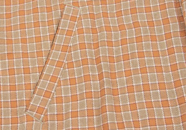 Papas Padded Check Flannel Shirt Jacket Orange Size L