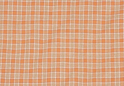 Papas Padded Check Flannel Shirt Jacket Orange Size L
