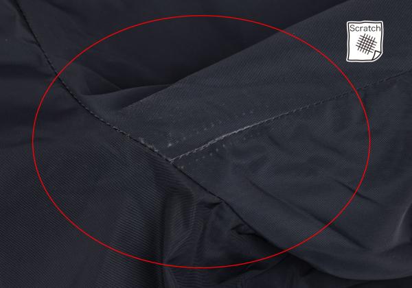Papas Detachable Hood Long Down Coat Navy Size LL