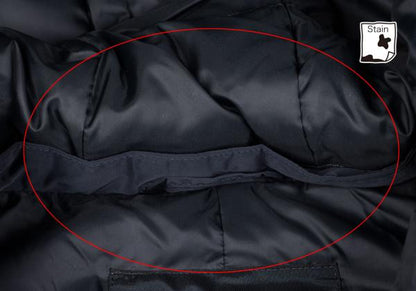 Papas Detachable Hood Long Down Coat Navy Size LL
