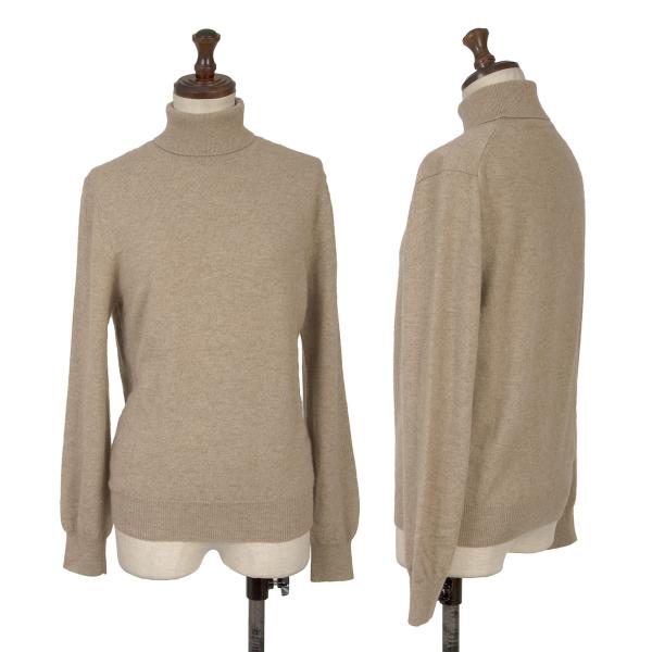 COMME des GARCONS Turtleneck Knit Sweater Beige Size M