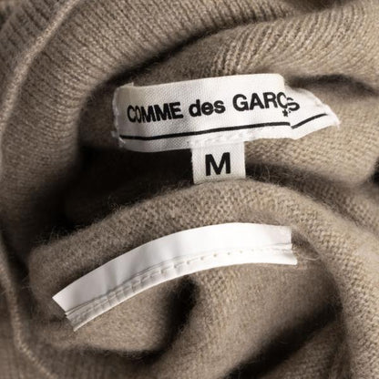 COMME des GARCONS Turtleneck Knit Sweater Beige Size M