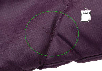 Papas Quilted Down Jacket w/ Inner Print Purple Size 50L