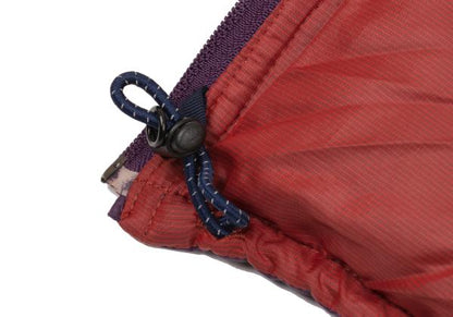 Papas Quilted Down Jacket w/ Inner Print Purple Size 50L