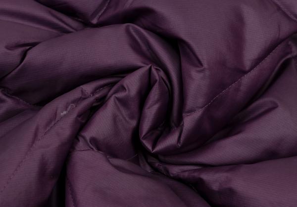 Papas Quilted Down Jacket w/ Inner Print Purple Size 50L