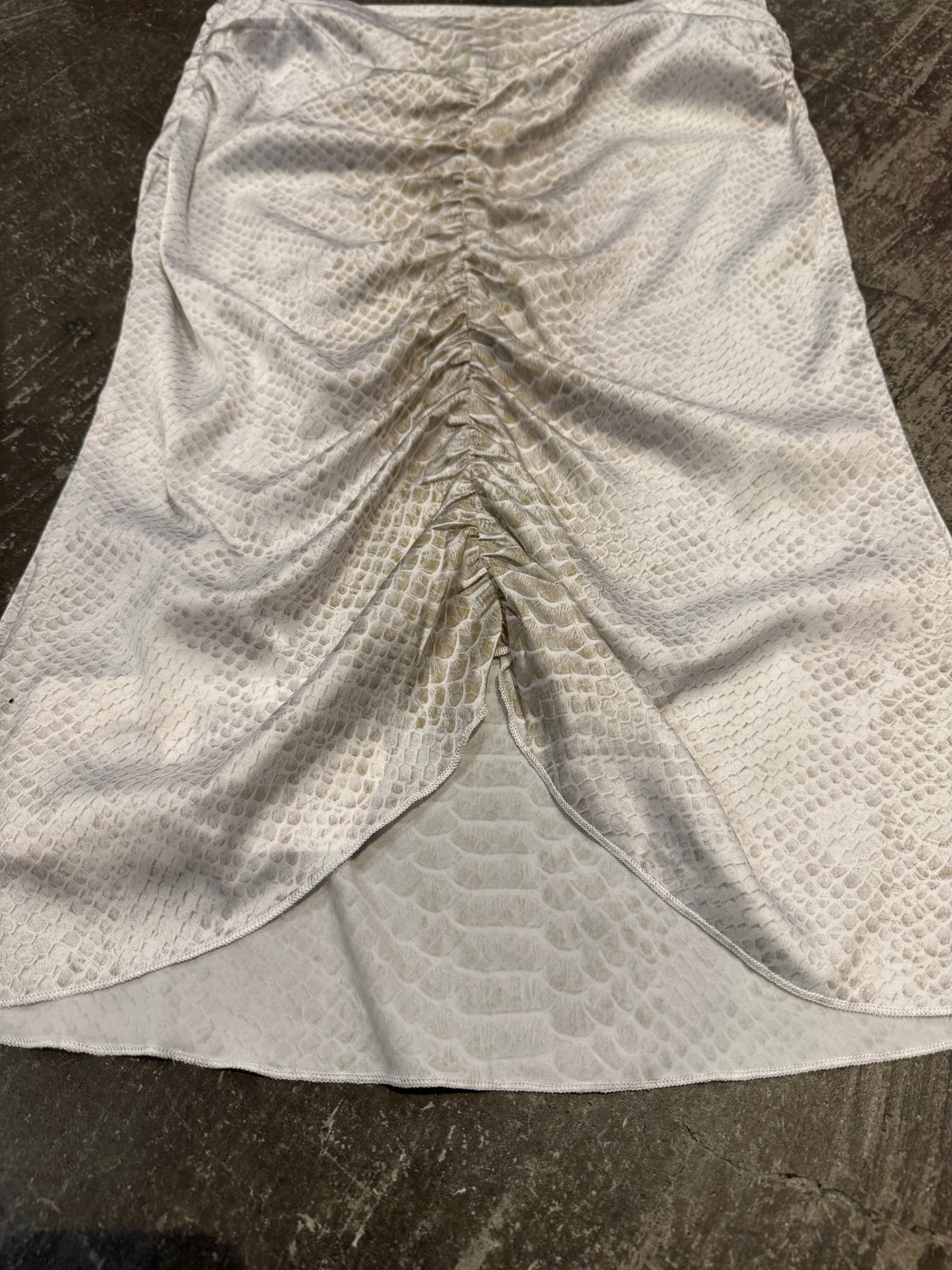 Room SERVICE Platinum Snake Print Pants Size S