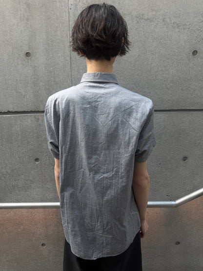 Maison Martin Margiela SS13 Deconstructed Shirt Gray Size S