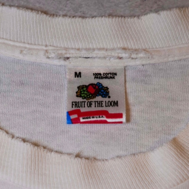 Keith Haring 80s-90s Single Stitch White Cotton Size M