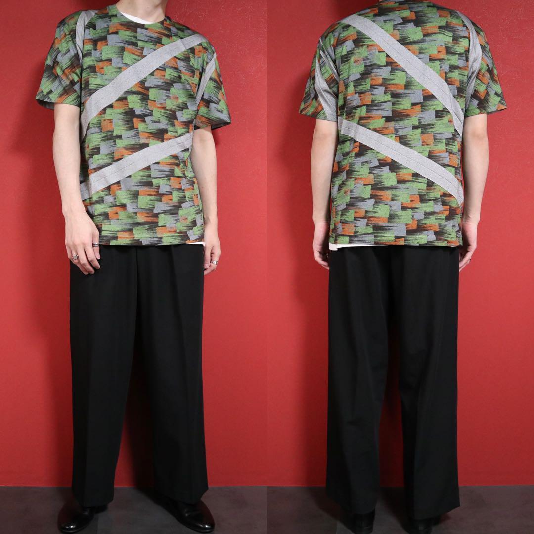 Issey Miyake Asymmetric Diagonal Pleated Pattern Size M