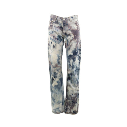 Helmut Lang Gray Blue White Denim Jeans