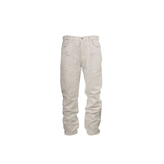 Maison Martin Margiela ⓪⑩ Cotton Denim Indigo White Size L