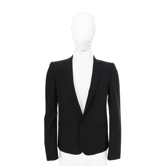 NUMBER (N)INE 2005 A/W Wool Silk Jacket Charcoal Gray Size 2