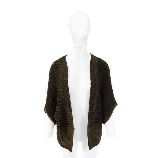 Maison Martin Margiela 2005A/W Wool Knit Brown Size S