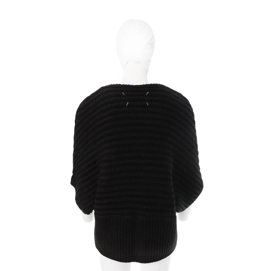 Maison Martin Margiela 2005 A/W Black Wool Sweater Size S