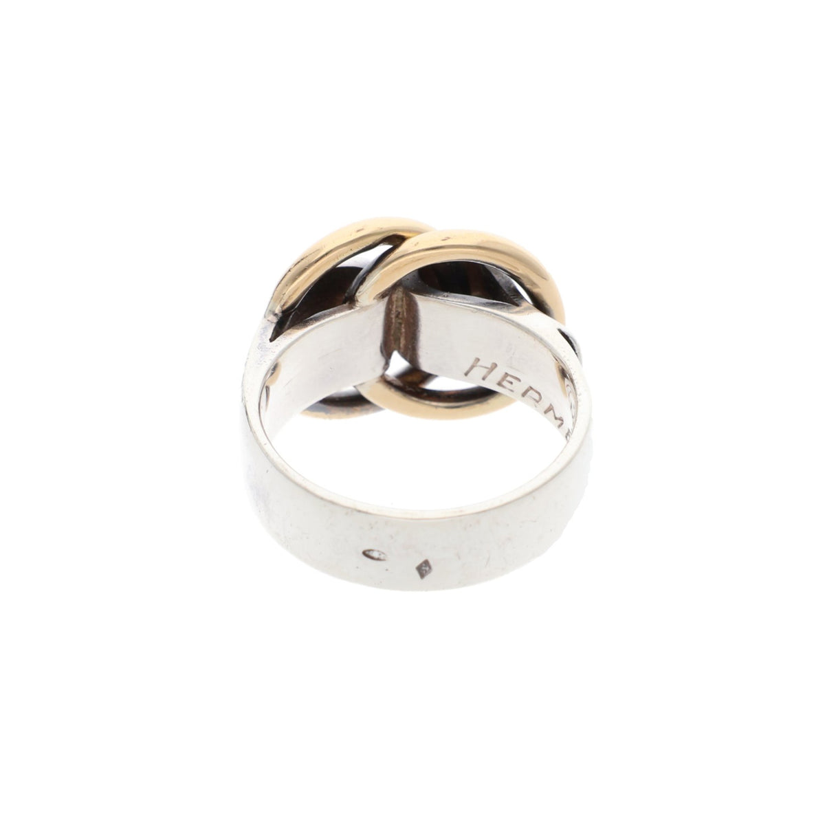 Hermes HERMÈS Silver Gold Ring