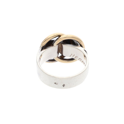 Hermes HERMÈS Silver Gold Ring