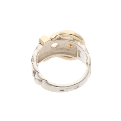 Hermes HERMÈS 925/750 Silver Gold Ring Multi