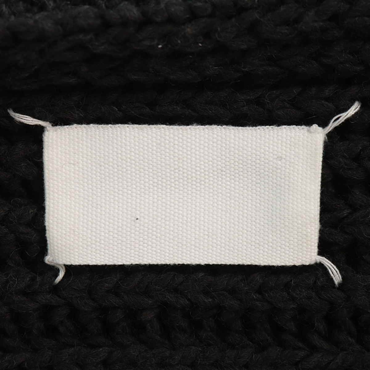 Maison Martin Margiela 2005 A/W Black Wool Sweater Size S