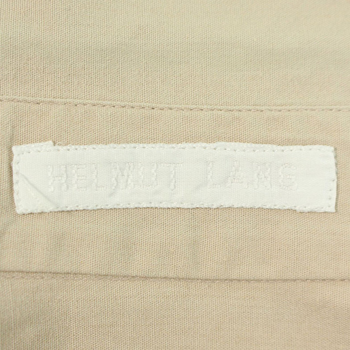 HELMUT LANG 1998 S/S Beige Long Sleeve Shirt