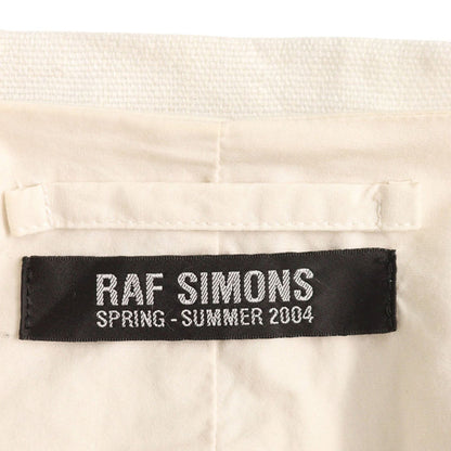 RAF SIMONS 2004SS Cotton Off-white Jacket Size 48