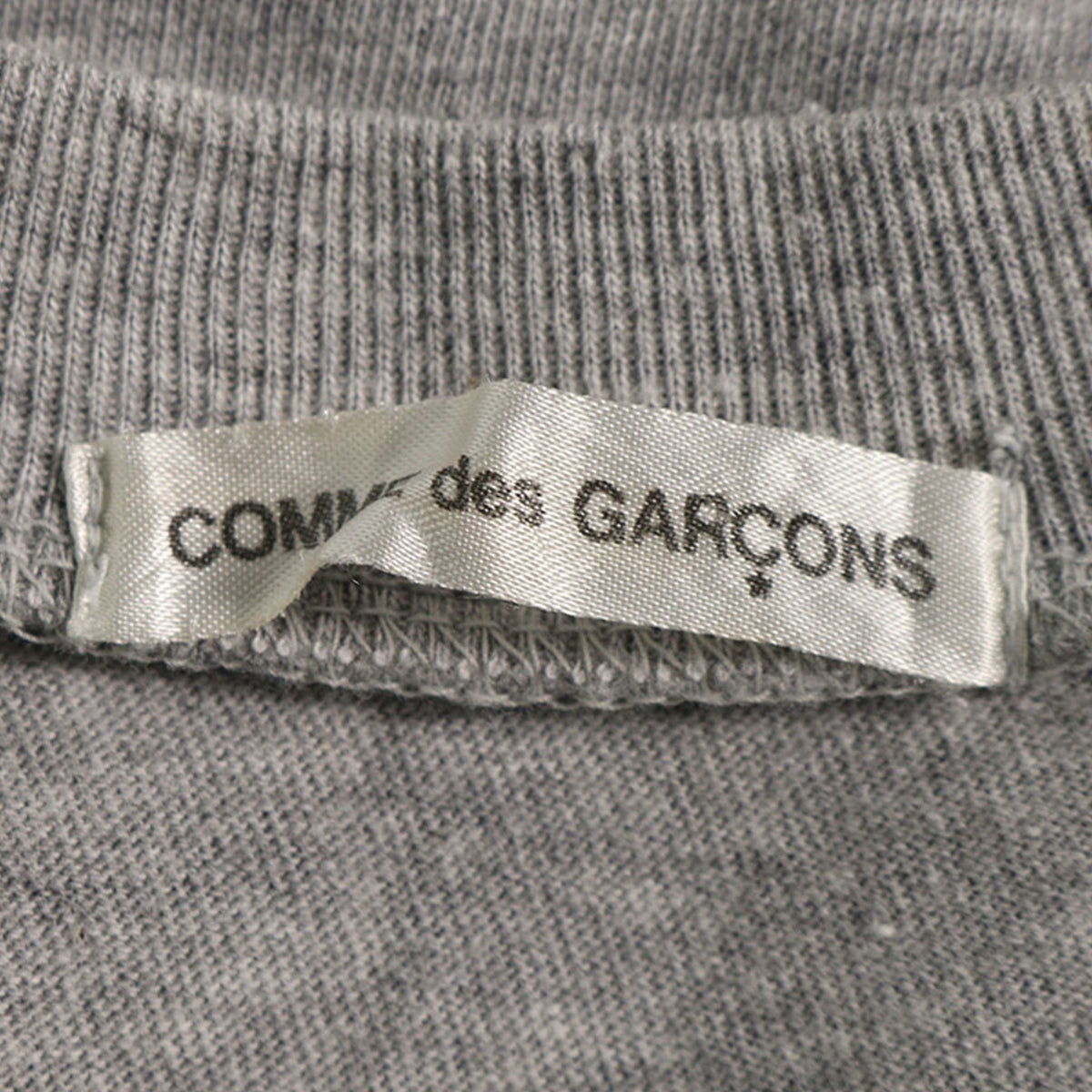 COMME des GARCONS Cotton T-Shirt Gray/Black