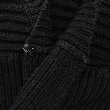 Maison Martin Margiela 2005 A/W Black Wool Sweater Size S
