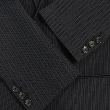 NUMBER (N)INE 2005 A/W Wool Silk Jacket Charcoal Gray Size 2