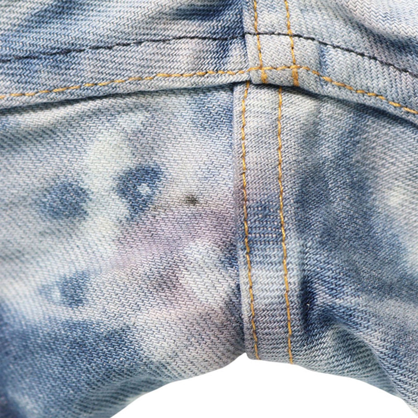 Helmut Lang Gray Blue White Denim Jeans