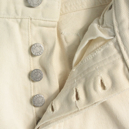HELMUT LANG 1998 A/W White Denim Jeans Size 28 Inch