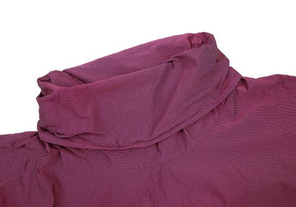 ISSEY MIYAKE 19SS Poly High-Neck Cinched Dress Pink Size 2