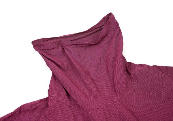 ISSEY MIYAKE 19SS Poly High-Neck Cinched Dress Pink Size 2