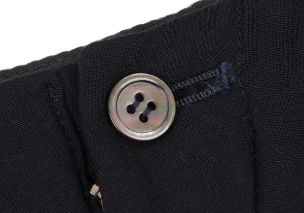 COMME des GARCONS Mixed Material Paneled Skirt Blue Size S