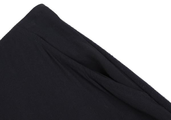 COMME des GARCONS Mixed Material Paneled Skirt Blue Size S