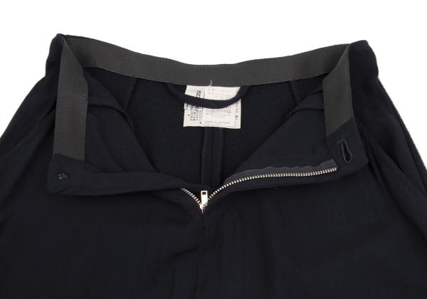 COMME des GARCONS Mixed Material Paneled Skirt Blue Size S
