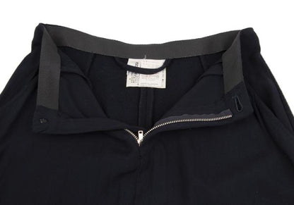 COMME des GARCONS Mixed Material Paneled Skirt Blue Size S