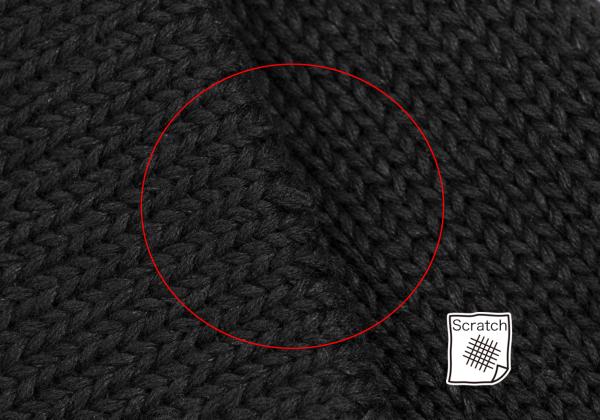 Y's Cotton Buttonless Knit Jacket Black Size 3