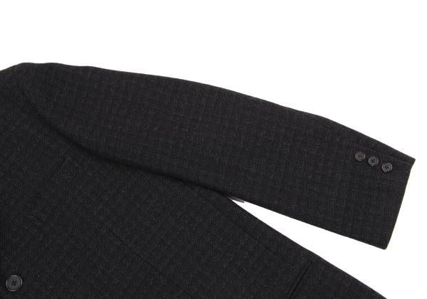Y's for men Wool Shadow Checker Jacket Navy Size S