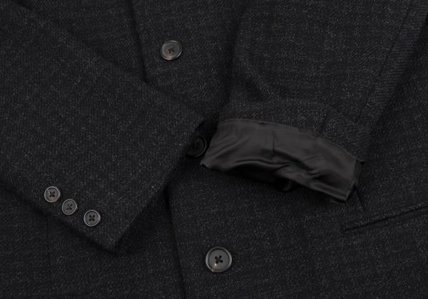Y's for men Wool Shadow Checker Jacket Navy Size S